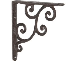 Clayre & Eef Hoekijzer 2x14x14 cm Bruin IJzer
