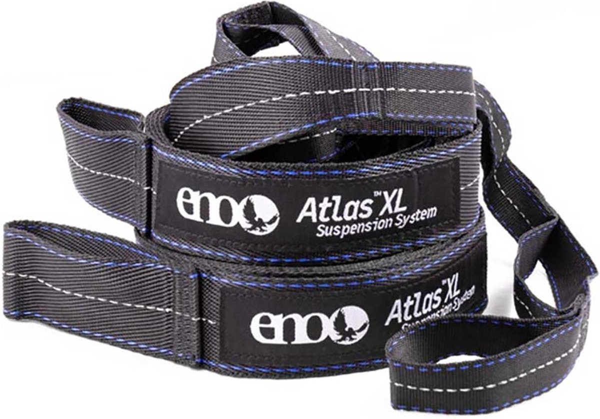 Eno Ophangsysteem Hangmat 4 M Polyester Zwart/blauw