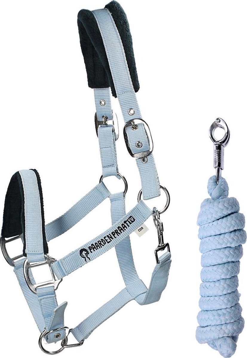 Paardenpraattv Halsterset Paardenpraat By Ej Vito - Light Blue - pony