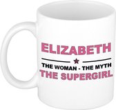 Elizabeth The woman, The myth the supergirl cadeau koffie mok / thee beker 300 ml