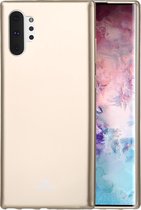 GOOSPERY JELLY TPU schokbestendig en kras-hoesje voor Galaxy Note 10+ (goud)