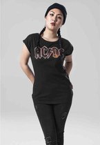 Mister Tee AC/DC - AC/DC Voltage Dames T-shirt - M - Zwart