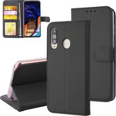 Zwart hoesje Samsung Galaxy A60 - Book Case - Pasjeshouder - Magneetsluiting (A606F)