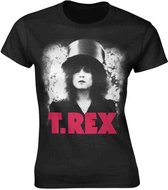 T. Rex Dames Tshirt -XL- Bolan Slider Zwart