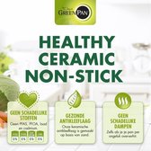 Bol.com GreenPan Barcelona Evershine Hapjespan met deksel en extra handvat - Ø 26 cm/3.8L - RVS - Inductie aanbieding