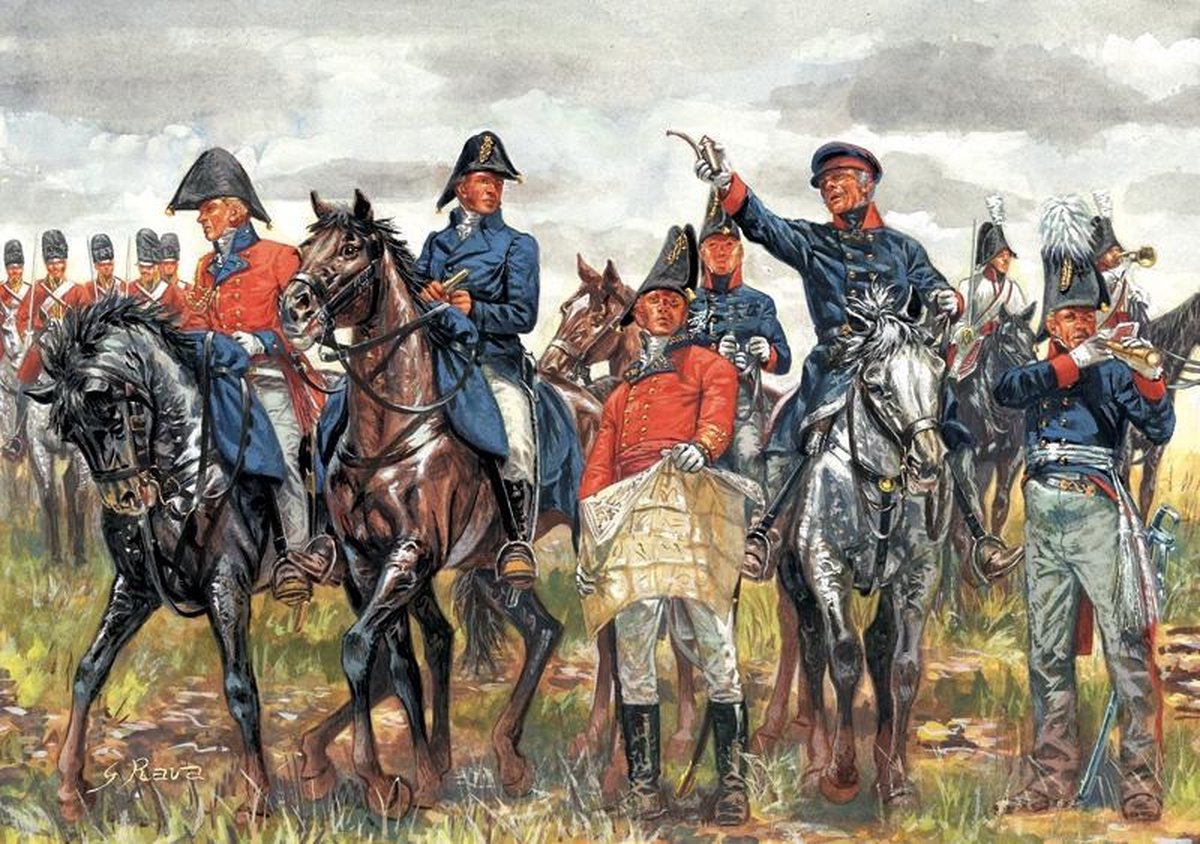 Italeri British and Prussian General Staff Scale 1 72 ITA-6065