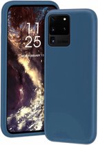 siliconen hoesje Samsung Galaxy S20 Ultra - blauw