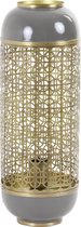 Light & Living Rohit Tafellamp - Donker/Warm Grijs - Ø17x44cm