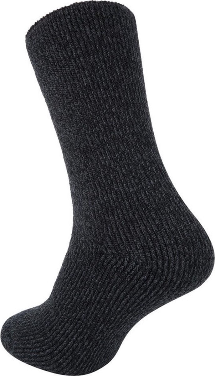 Thermo kniekousen voor dames antraciet/donkergrijs 36/41 Wintersport