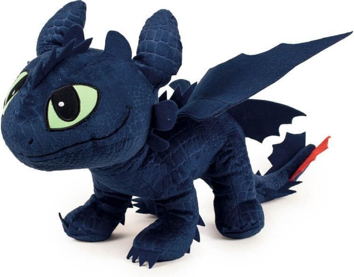 Onzin Op de kop van Treinstation How to Train Your Dragon: Toothless Plush | bol.com