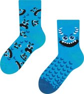 Good Mood Kinder Sokken - Blauw Monster - 27-30