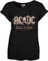 AC / DC Tshirt Femme -S- Rock Ou Buste Noir