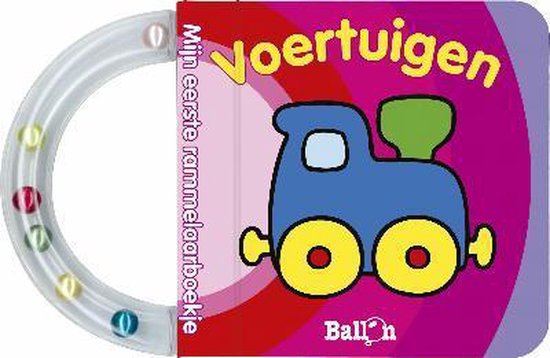 Cover van het boek 'Mijn eerste rammelaarboekje: Voertuigen'