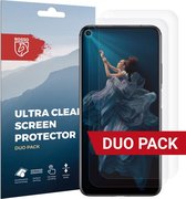 Rosso Screen Protector Ultra Clear Duo Pack Geschikt voor Honor 20 Pro | TPU Folie | Case Friendly | 2 Stuks