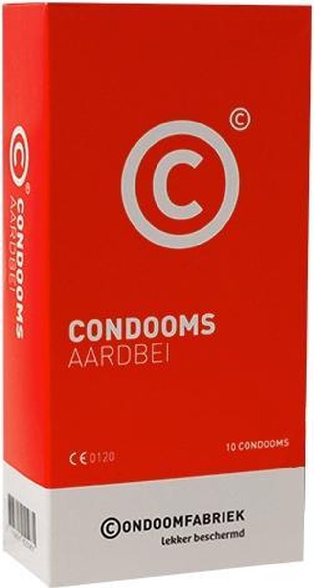 Condoomfabriek - Aardbei Condooms - 10 stuks