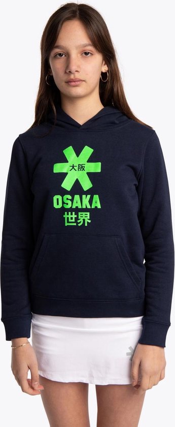 Osaka Deshi Green Star Hoodie Junior - Sporttruien - navy (marineblauw) - Unisex