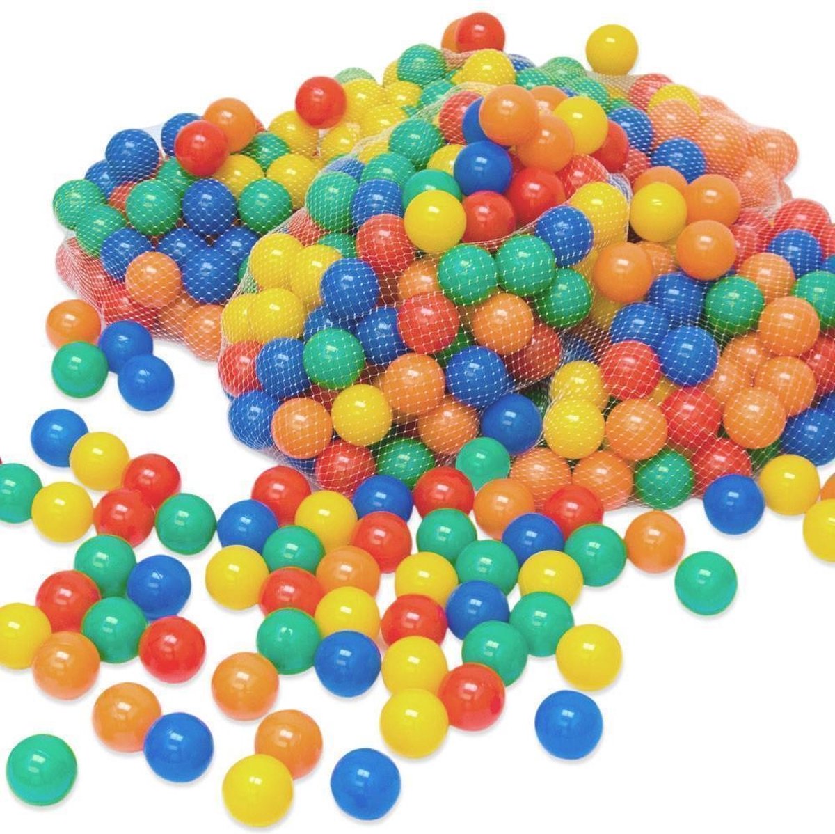 1000 Baby ballenbak ballen - 6cm ballenbad speelballen voor kinderen vanaf 0 jaar - LittleTom