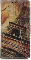 Sony Xperia L4 Hoesje Portemonnee met Eiffeltoren Print