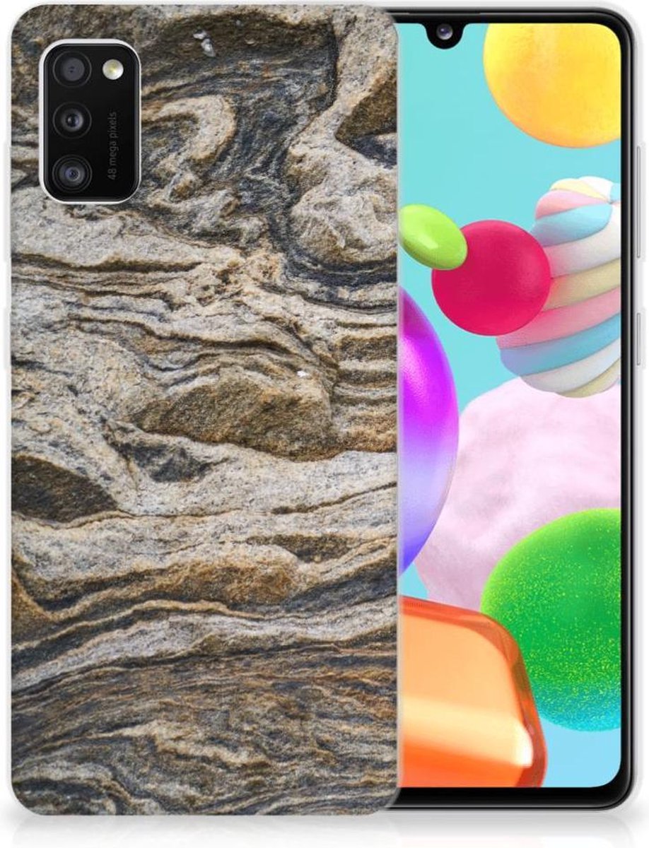 Samsung Galaxy A41 TPU Siliconen Hoesje Steen