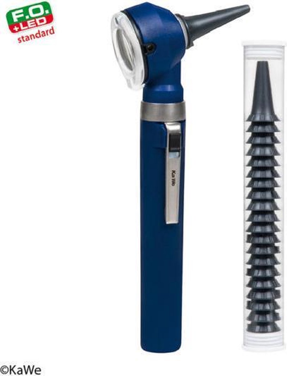 Goedkoopste KaWe Otoscoop Fiber Optic Piccolight F.O. LED , blauw