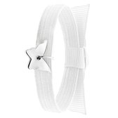 Lucardi Meisjes Armbandje met hanger met plating - Dier - Cadeau - Staal - Zilverkleurig