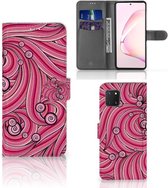 Hoesje ontwerpen Geschikt voor Samsung Note 10 Lite GSM Hoesje Swirl Pink
