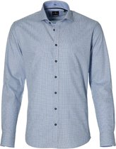 Jac Hensen Overhemd - Modern Fit - Blauw - 4XL Grote Maten