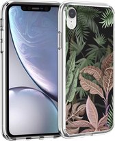iMoshion Design voor de iPhone Xr hoesje - Jungle - Groen / Roze