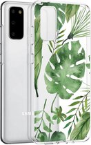iMoshion Design voor de Samsung Galaxy S20 hoesje - Bladeren - Groen