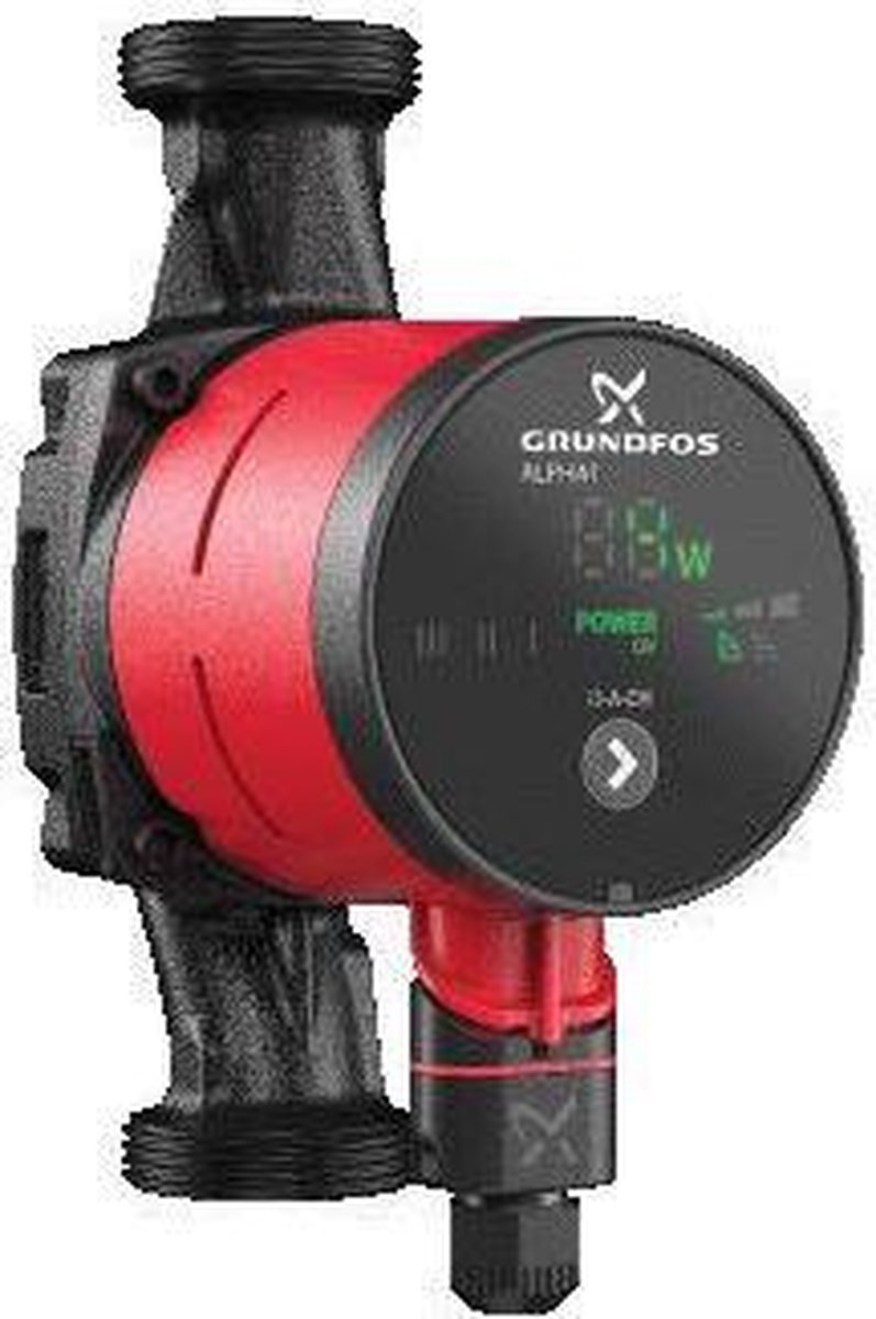 Grundfos Alpha1 25 40 180 Betriebsanleitung Grundfos ALPHA1 N tapwaterpomp - 25-40 180 | bol.com