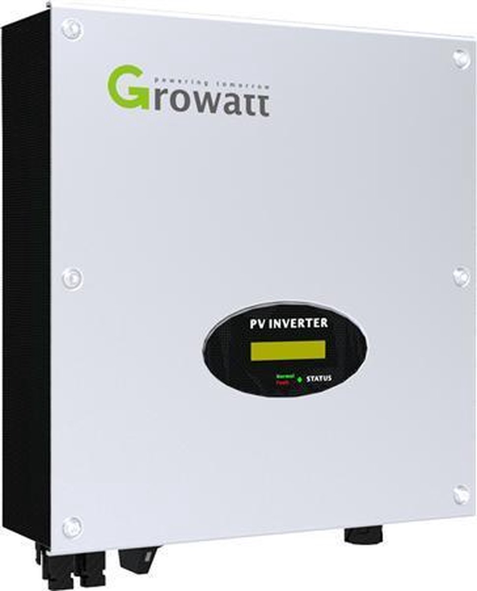 Growatt 3600MTL-S Omvormer 3.600W, 1 Fase, 2 MPPT, DC switch, IP65, 10 jaar  garantie | bol.com