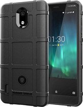 Volledige dekking schokbestendige TPU Case voor Nokia 3.1C (zwart)
