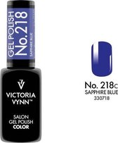 VICTORIA VYNN™ Gel Nagellak - Salon Gel Polish Color 218 - 8ml. - Sapphire Blue