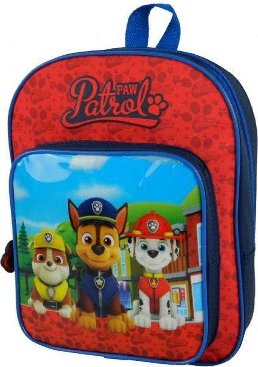 Paw Patrol Rucksack Für Kinder – 31 Cm, Aus Polyester, Rot, Offizielles Lizenzprodukt