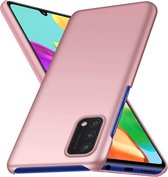 Ultra slim case Samsung Galaxy A41 - roze + glazen screen protector