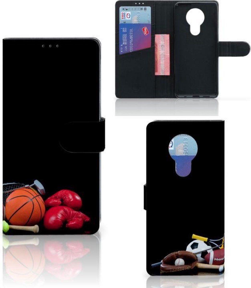 Nokia 5.3 Wallet Case met Pasjes Sports