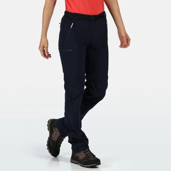 Pantalon De Randonnée Femme Zippé - Pantalon Convertible En Short, Imperméable Léger, élastique, Randonnée, Trekking