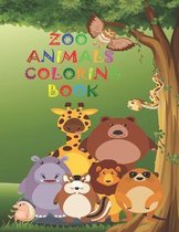 Zoo Animals Coloring Book