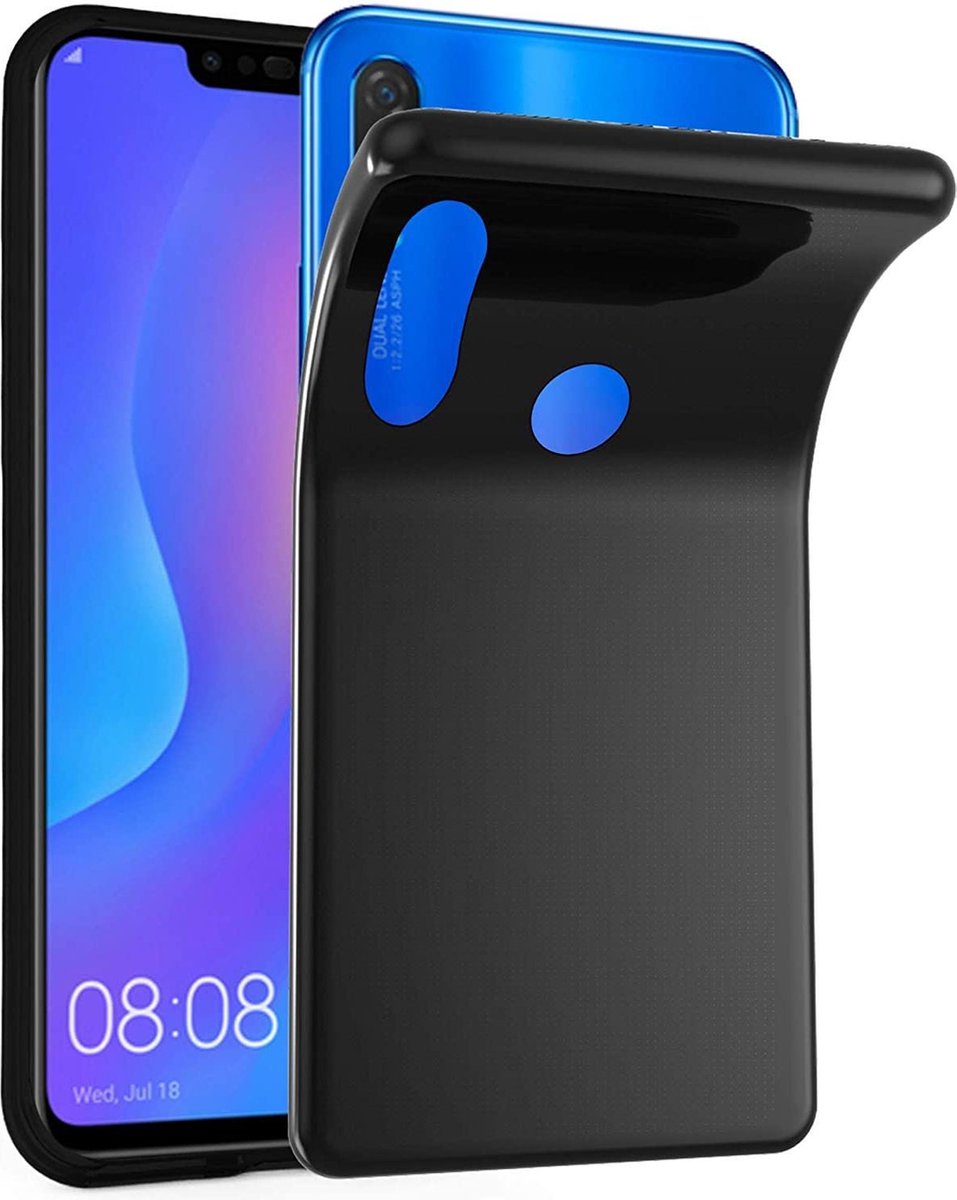 Huawei P Smart Plus 2018 - Coque en silicone - Zwart | bol.com