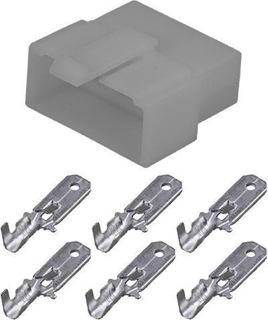 Male connector 6 pin bol