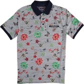 Fellows United Korte mouw Polo shirt - 01.3623 Marine (Maat: L)