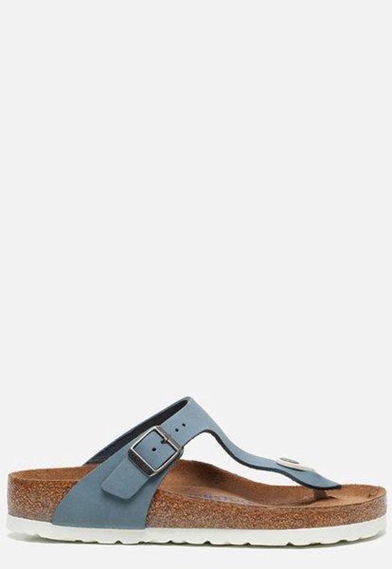 Birkenstock Gizeh Soft slippers blauw - Maat 42 | bol.com