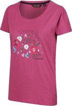 Regatta T-shirt Filandra Iv Dames Flowers Roze Maat 36