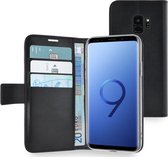 Azuri walletcase with magnetic closure - zwart - voor Samsung S9