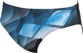 M Mirrors Brief Zwart - Turquoise