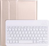 Bluetooth toetsenbord geschikt voor iPad Pro 11 (2020) - Bluetooth Toetsenbord hoes - Toetsenbord verlichting - Goud