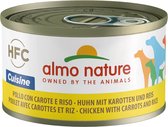 Almo Nature HFC Cuisine Natvoer voor Honden - Kip met Wortel en Rijst - 24 x 95 gram