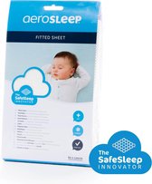 AeroSleep® hoeslaken - wieg - 80 x 50 cm - wit