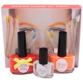 Ciaté corrupted neon manicure orange Nail Art kit