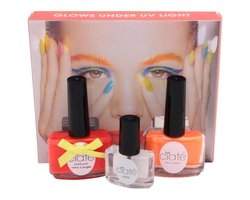 Ciaté corrupted neon manicure orange Nail Art kit